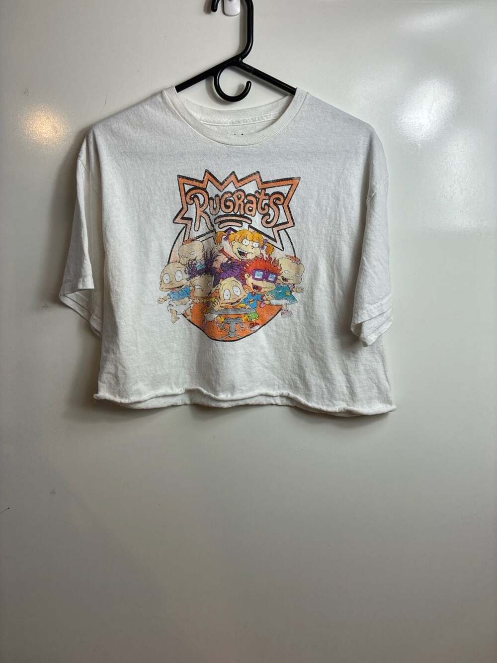Nickelodeon Rugrats Women's Cropped Graphic T-Shirt Est 1991 Large